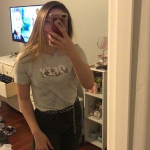 OBEY t-shirt cropped